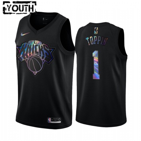 Dječji NBA Dres New York Knicks Obi Toppin 1 Iridescent HWC Collection Swingman